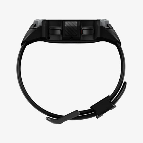 ACS06488 - Galaxy Watch 6 Classic (47mm) Case Rugged Armor Pro in black showing the front